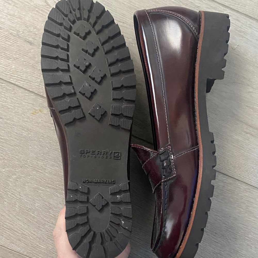 Sperry Burgundy Loafers - Picture 4 of 6